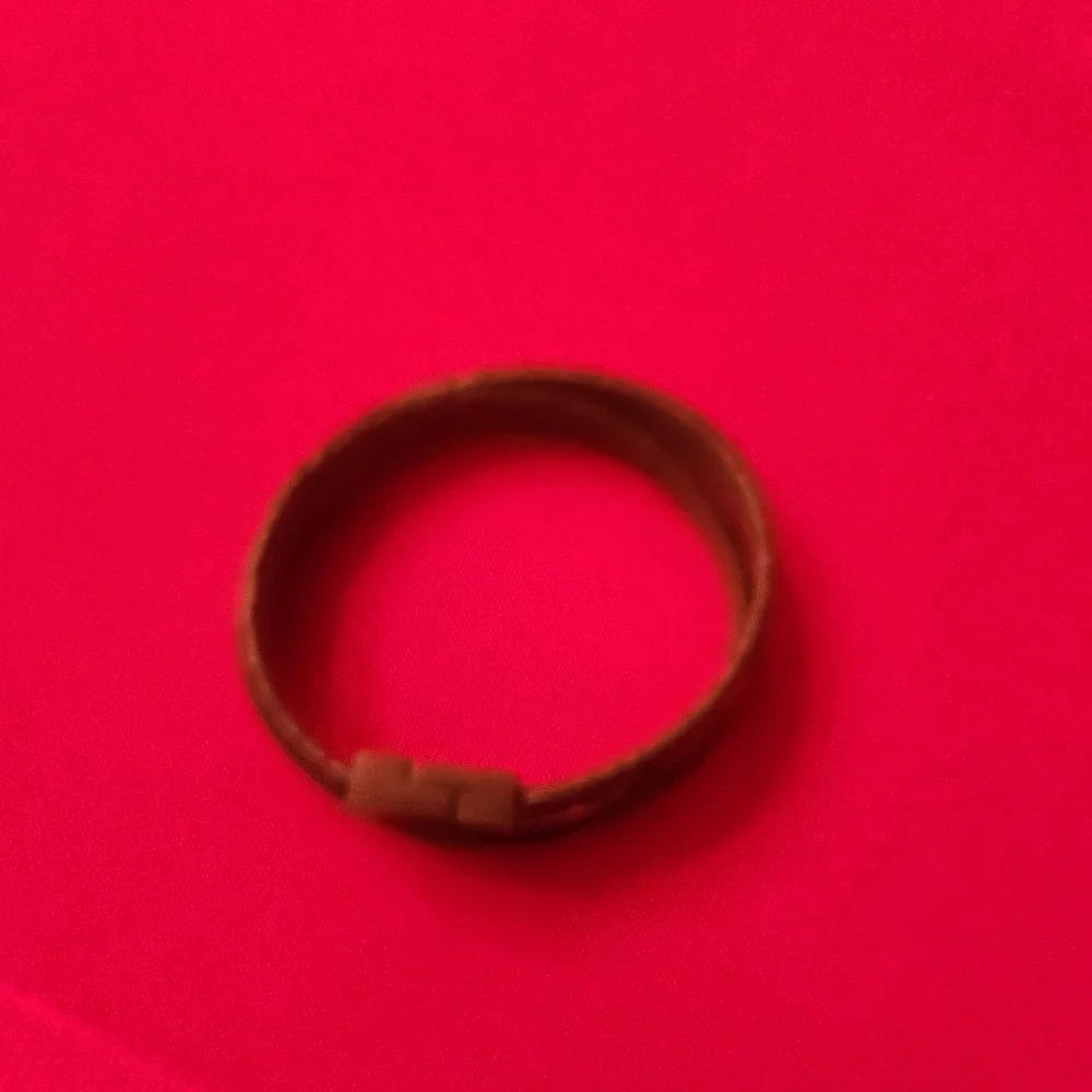 Calvin Klein Tortoise Print Leather Wrap Bracelet